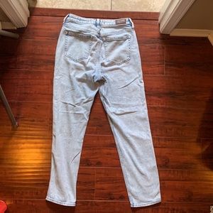 Ultra High-Rise Washed Out Jeans